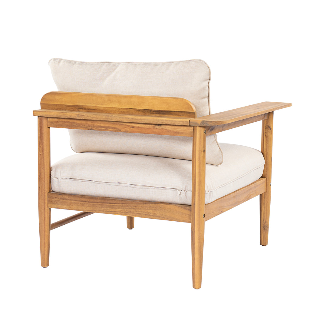 Terassi Outdoor Acacia Wood 4 Seater Sofa