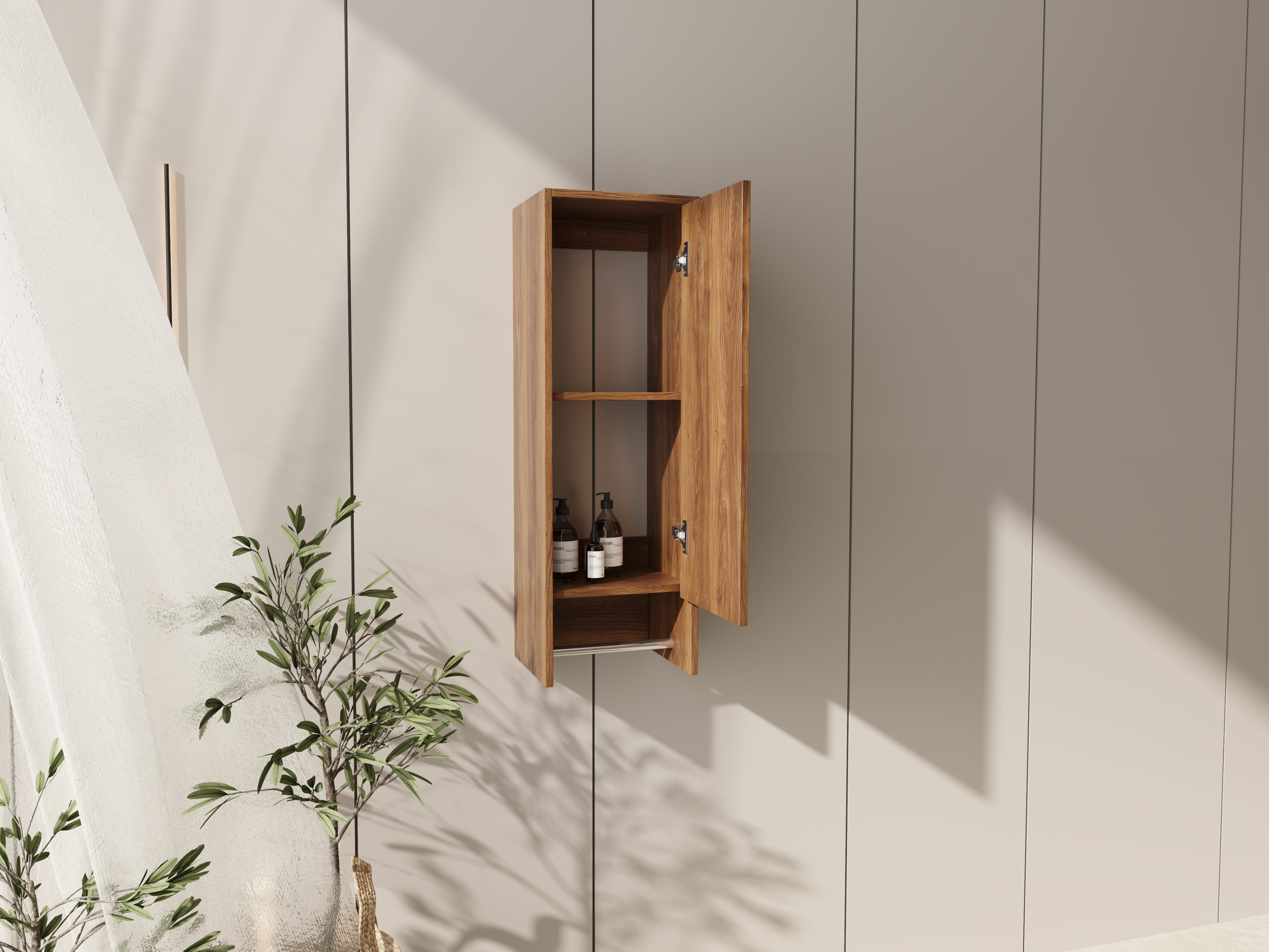 12 Inch Small Wall Mounted Side Cabinet