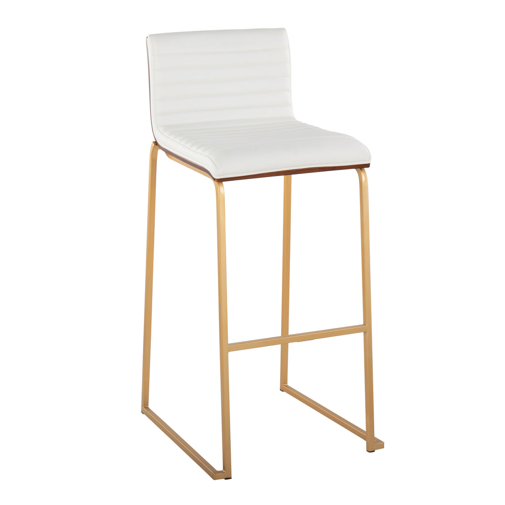 30" Contemporary Fixed-Height Barstool