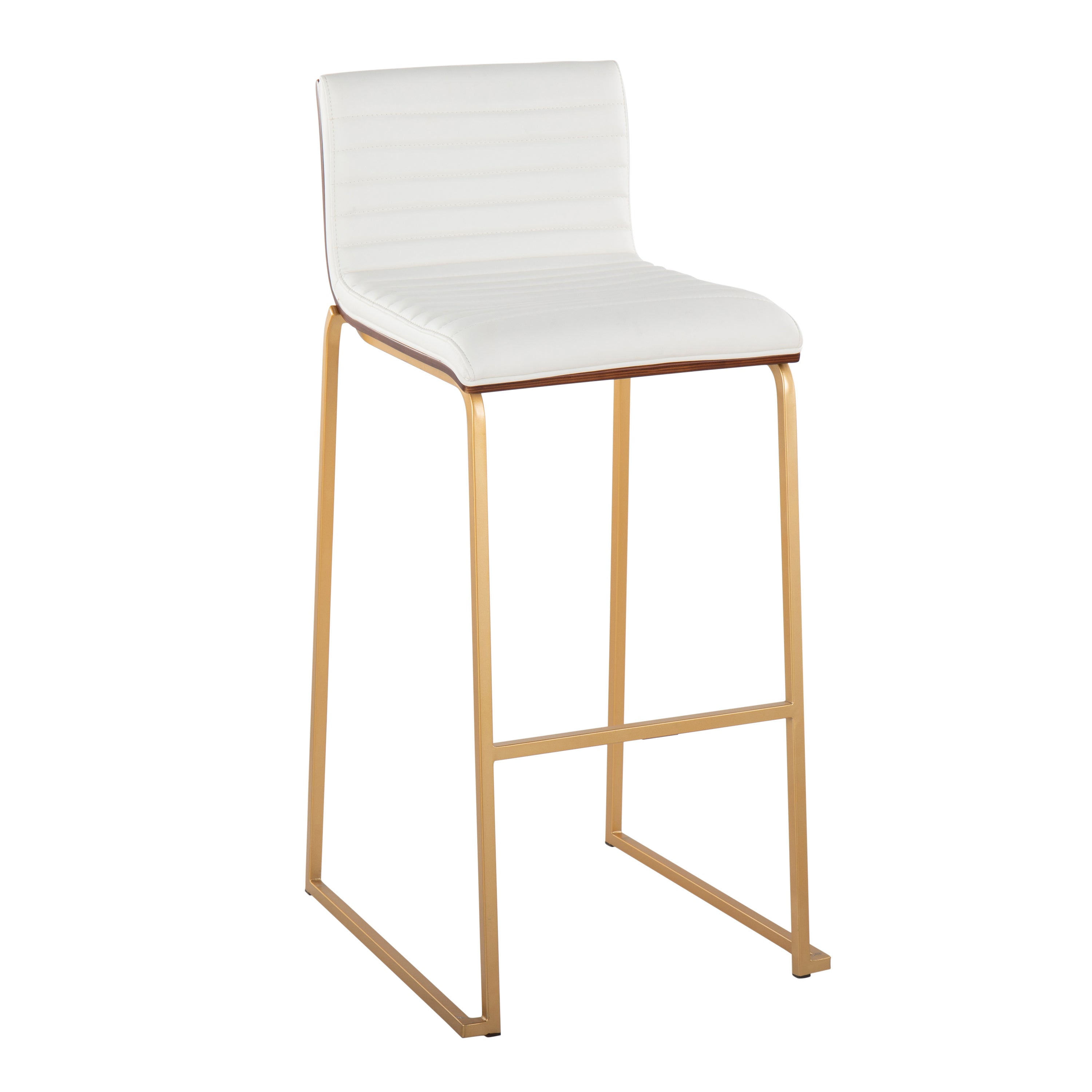 30" Contemporary Fixed-Height Barstool