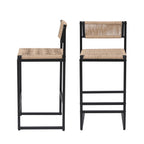 Kitchen Bar Stools with Footrest Set of 2
