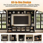 Entertainment Center Wall Unit for TVs Up to 80"