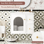 24" Bathroom Vanity Set Wall Mounted for Small Spaces