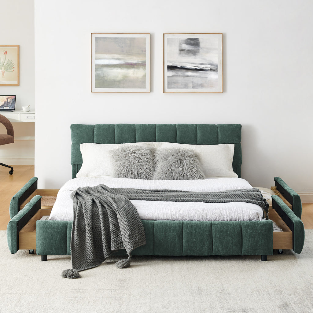 Queen Size Upholstered Bed