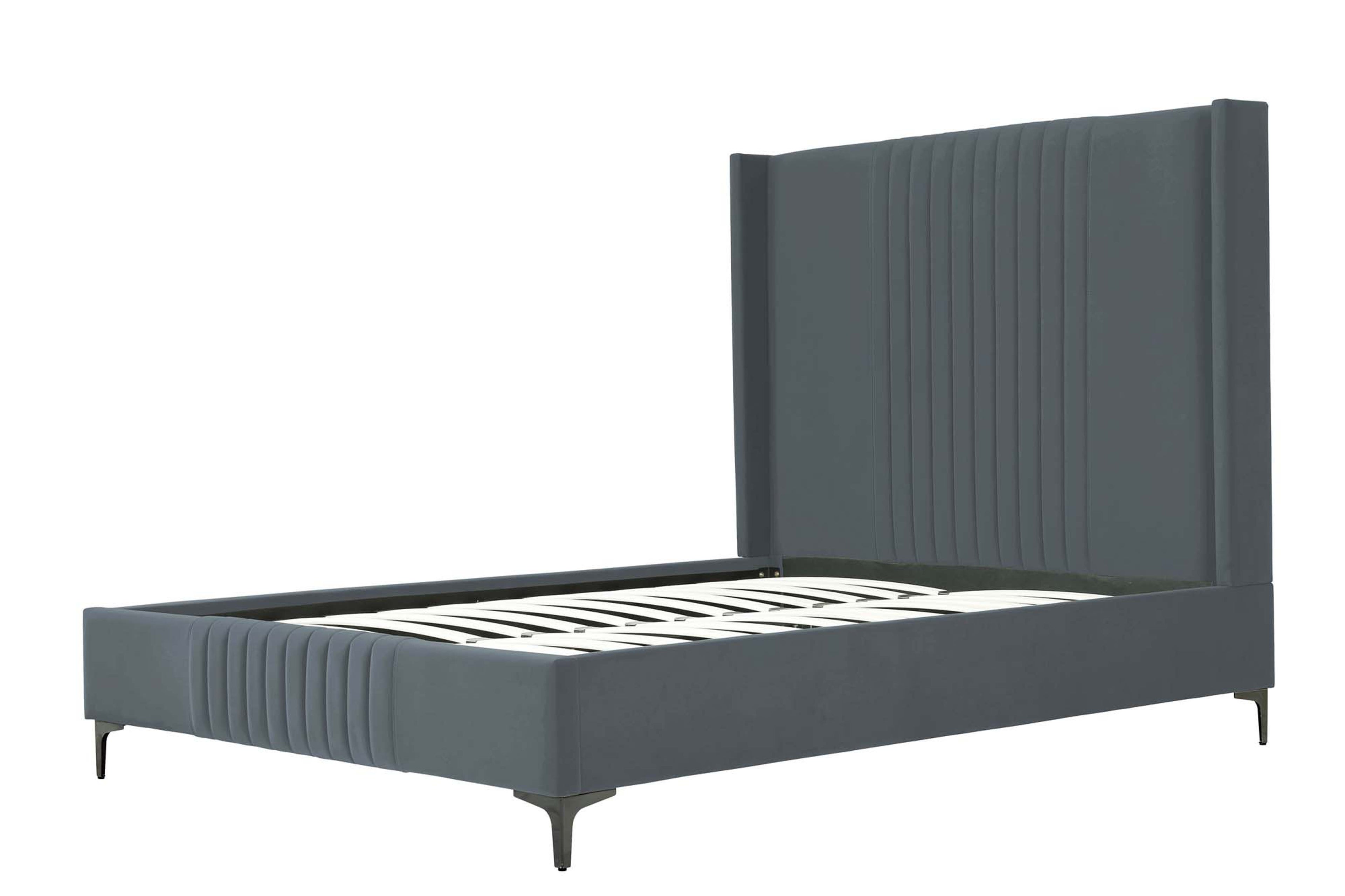 Promenade Upholstered Velvet Queen Bed