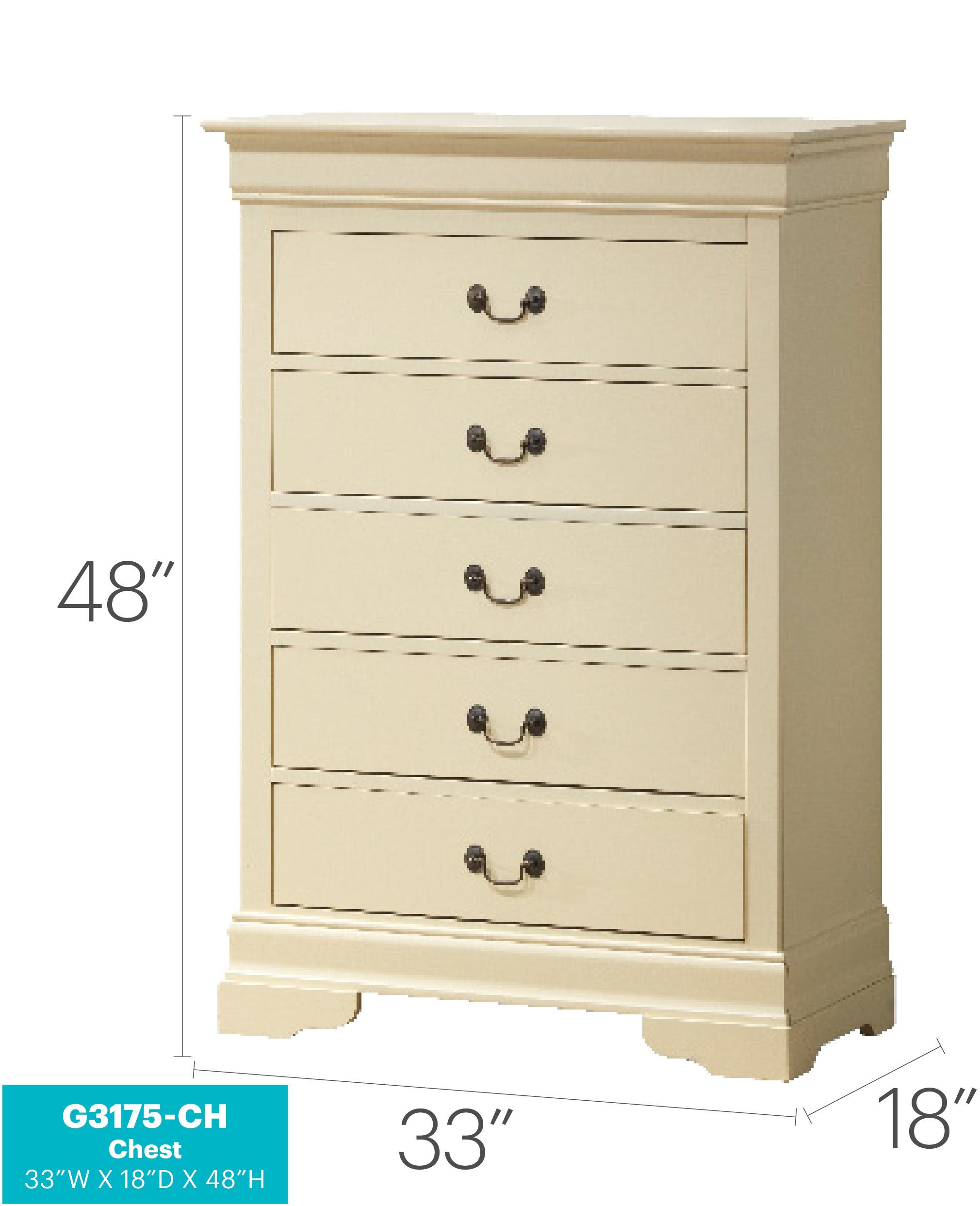Louis Phillipe G3175-CH Chest