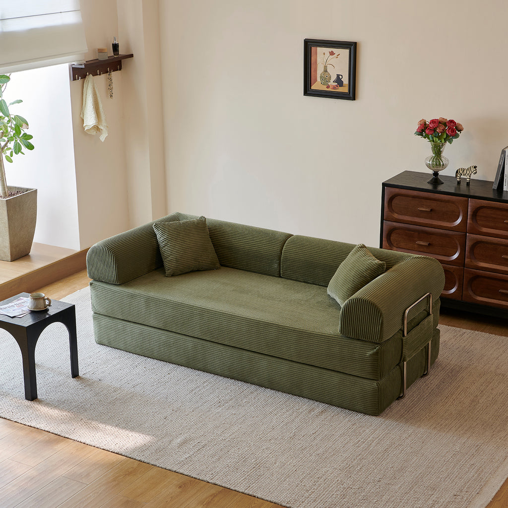 78.8" Compression Sofa - Convertible Floor Sofa Bed
