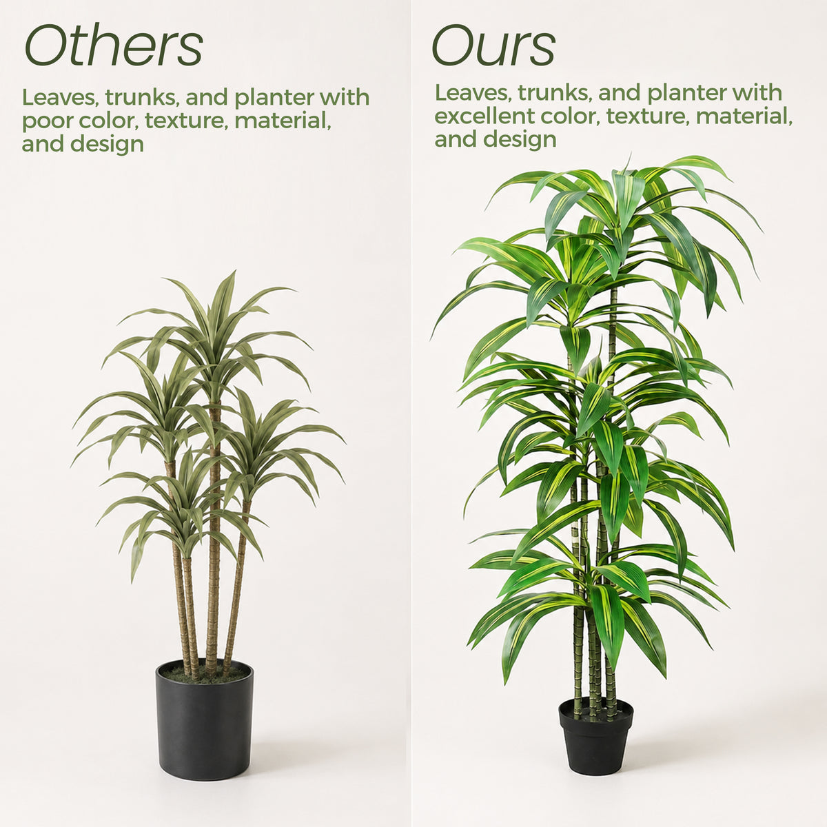 Dracaena Artificial Plant Indoor 5.5FT