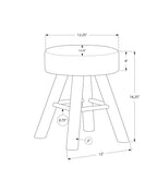 12" Round Ottoman, Pouf, Footrest, Foot Stool