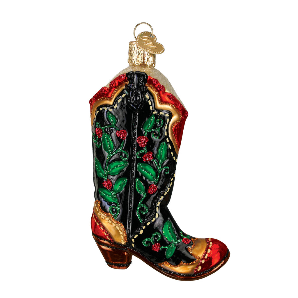 Holly Berry Cowboy Boot