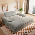 Modern Oversized Double Chaise Lounge Chair