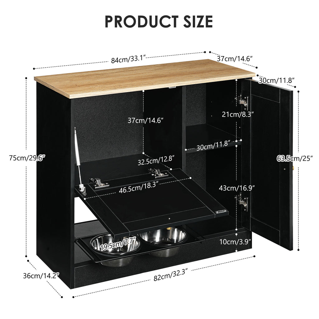 Feeding Station with 2 Lockers