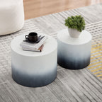MDF with Ash/Oak/Walnut Veneer Side Table Set