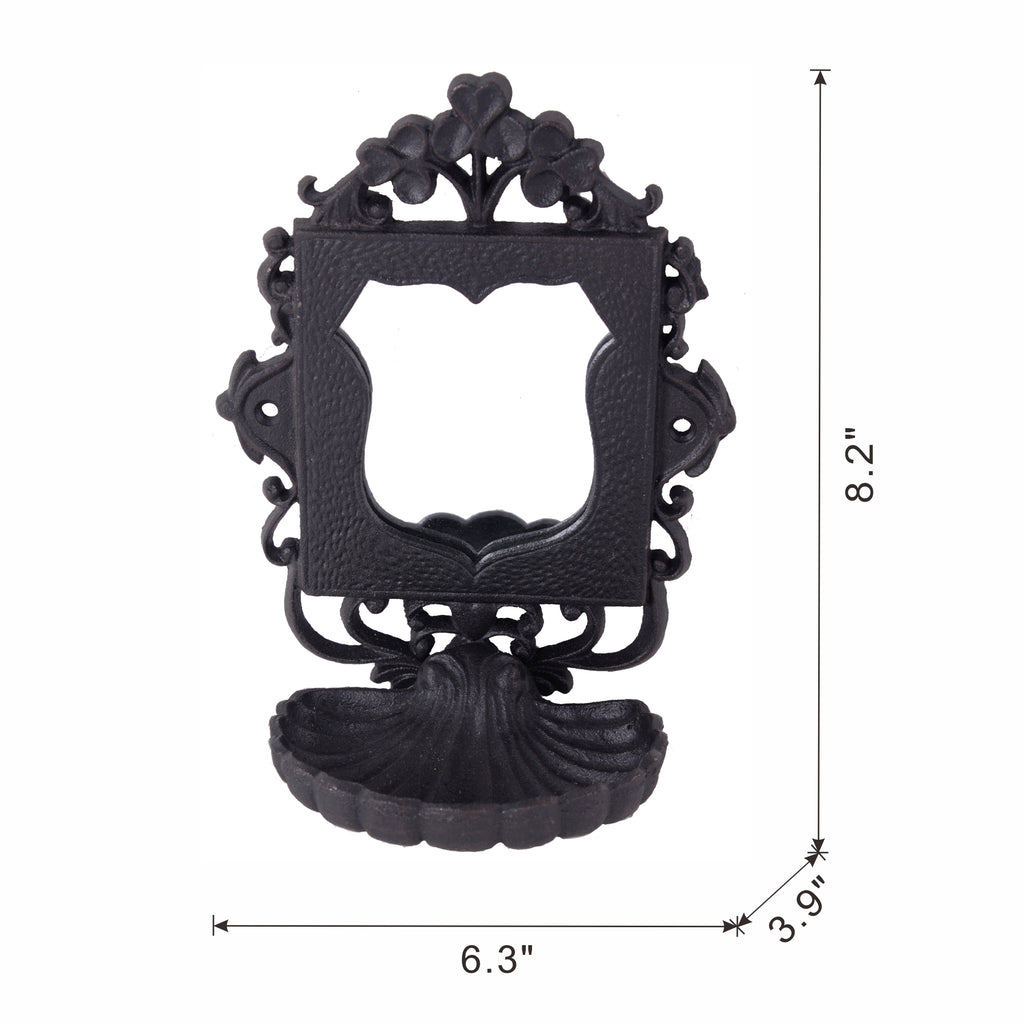 6.3x3.9x8.2" Soap Dish Set - 2 Pieces