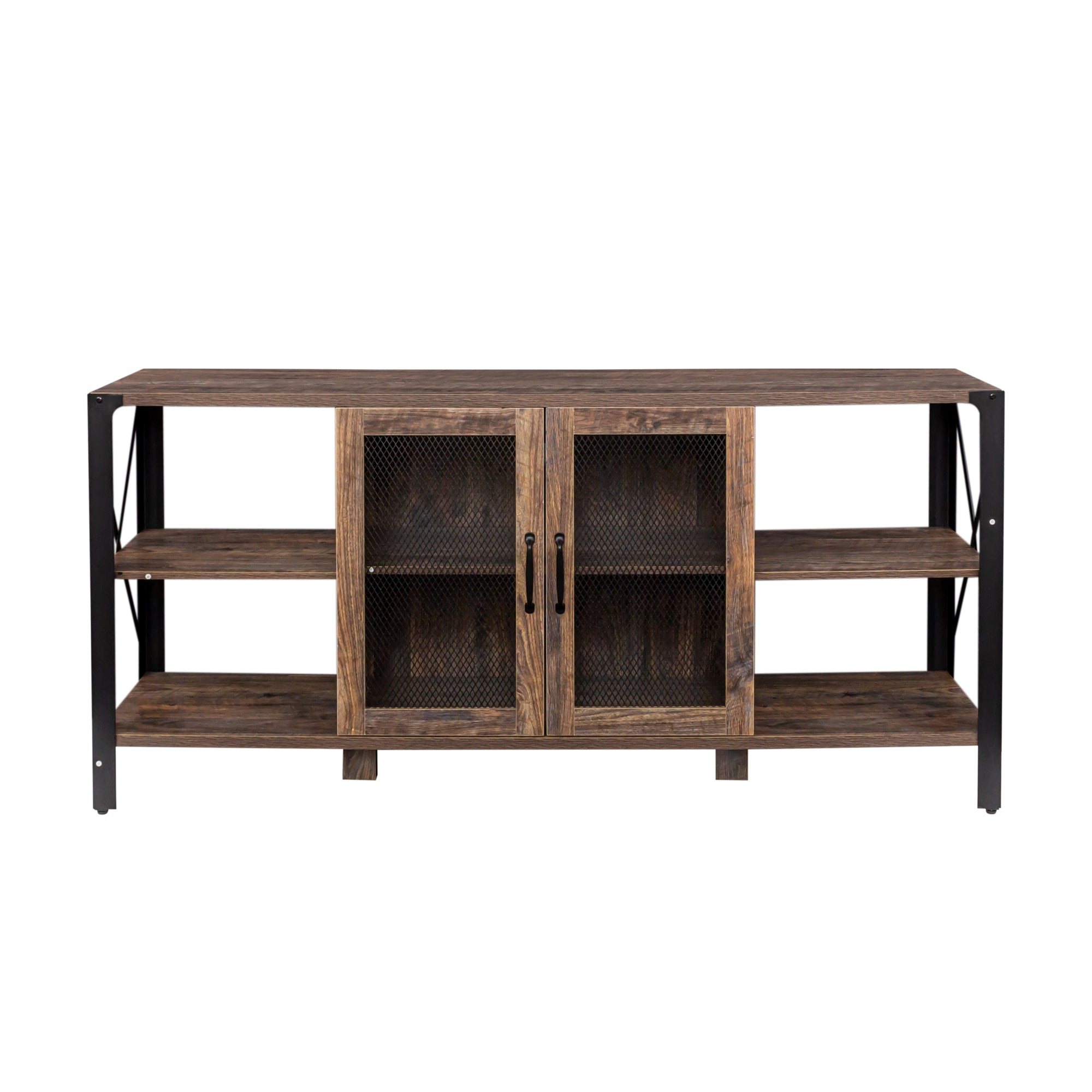 Industrial Farmhouse TV Stand for Living Room or Bedroom