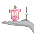 Pink Baby Onesie Ornament