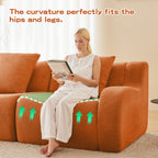 L-Shaped 4-Seat Boneless Sofa