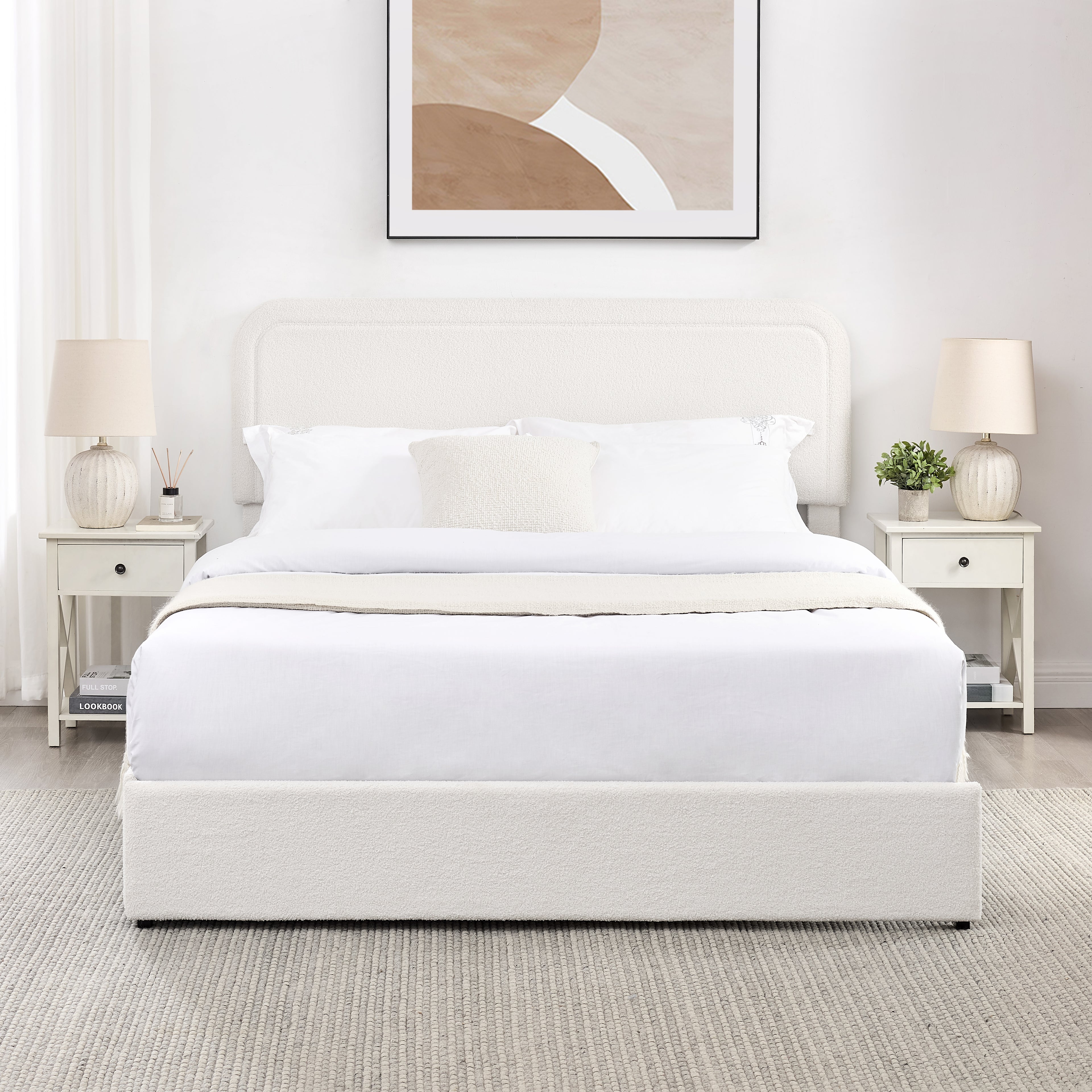 Liv Patented 2-Drawers Storage Bed - Queen Size