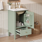 20" Bathroom Vanity with Ceramic Sink