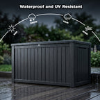 180 Gallon Large Outdoor Storage Deck Box
