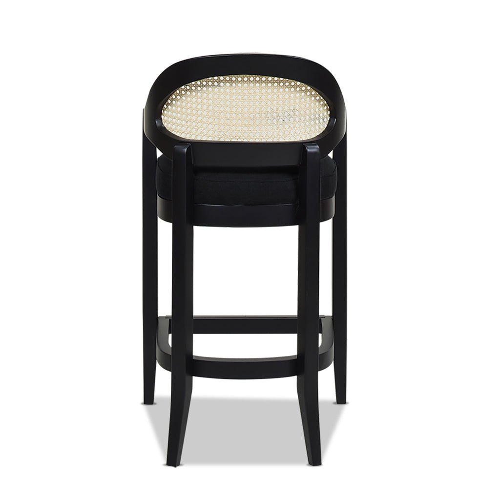 Americana Mid-Century Modern 26" Cane Back Counter Stool