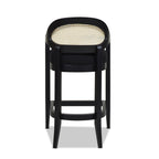 Americana Mid-Century Modern 26" Cane Back Counter Stool