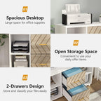 39.37-Inches Large Mobile Lateral File Cabinet