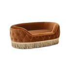 Monroe 33" Dog Sofa Bed in Burnt