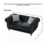 Chesterfield Velvet Upholstered Sofa