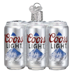 Coors Light Six Pack Ornament