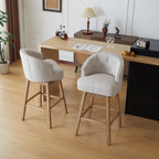 33.25" Swivel Counter Stools Set of 2