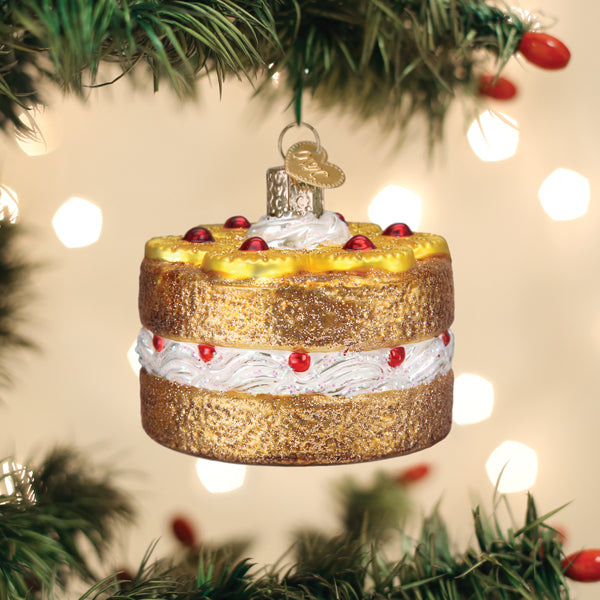 Pineapple Upside Down Cake Ornament