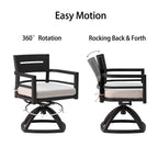 5-Piece Outdoor Patio Aluminum Dining Set
