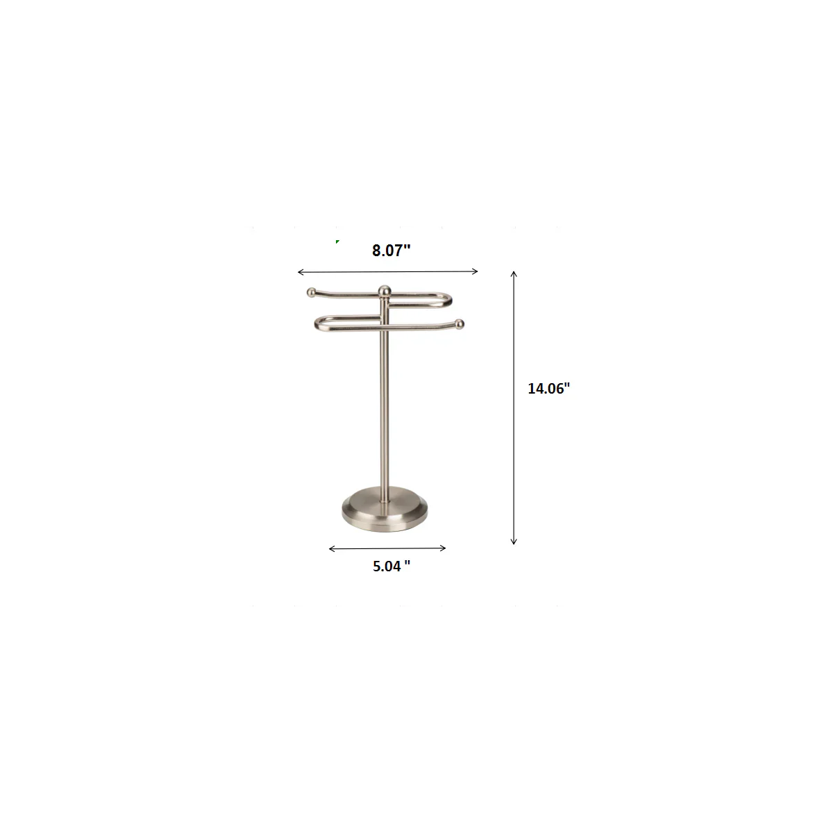 Classical S Design Fingertip Towel Holder