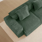 Streamlined Design Modular 2 Seat L Shape Sectional Sofa