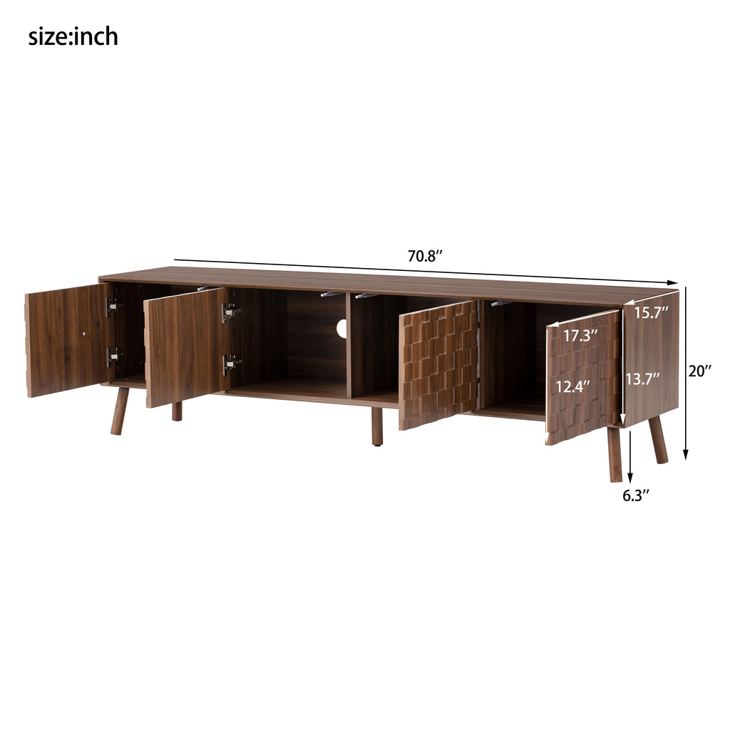 70-Inch Modern TV Stand for TVs up to 80 Inches