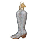 Glittered Boot Ornament