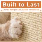 2-in-1 Cat Scratcher Side Table with Storage