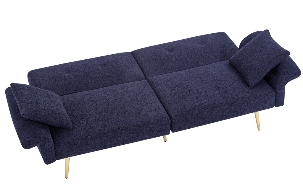 Modern Teddy Upholstered Accent Loveseat Sofa