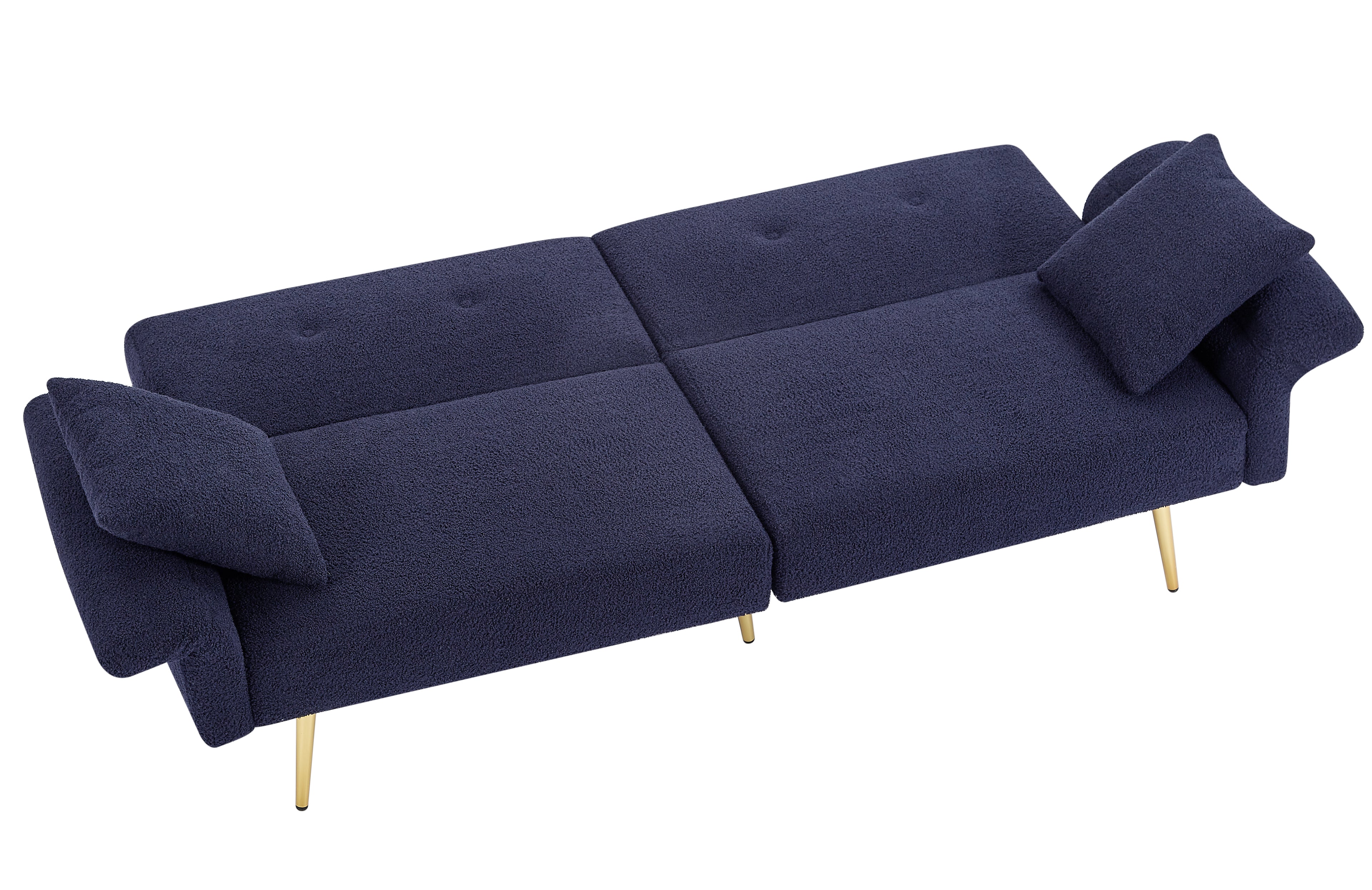 Modern Teddy Upholstered Accent Loveseat Sofa