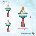 Gingerbread Glam Cocktail Ornament
