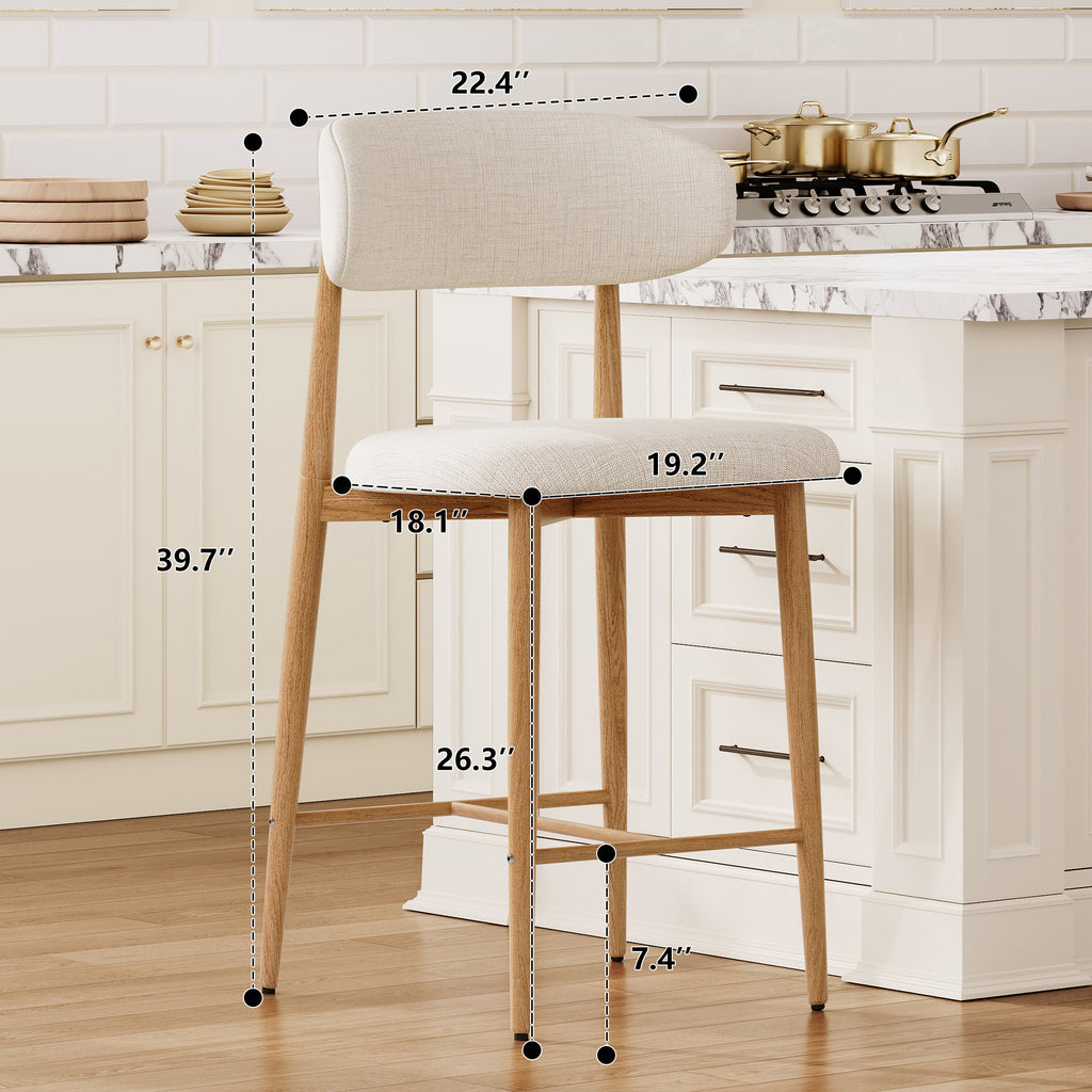 Counter Height Bar Stools Set of 2