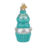 Snow Baby Cupcake Boy Ornament
