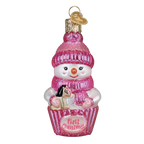 Snow Baby Cupcake Girl Ornament