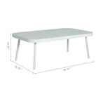 Mariano Steel Loveseat and Table Set