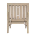 Perla Right Armless Chair - Acacia Wood