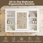 42'' Wall Mounted Bathroom Storage Cabinet