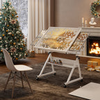 1500 Piece Jigsaw Puzzle Metal Table with 4 Trays