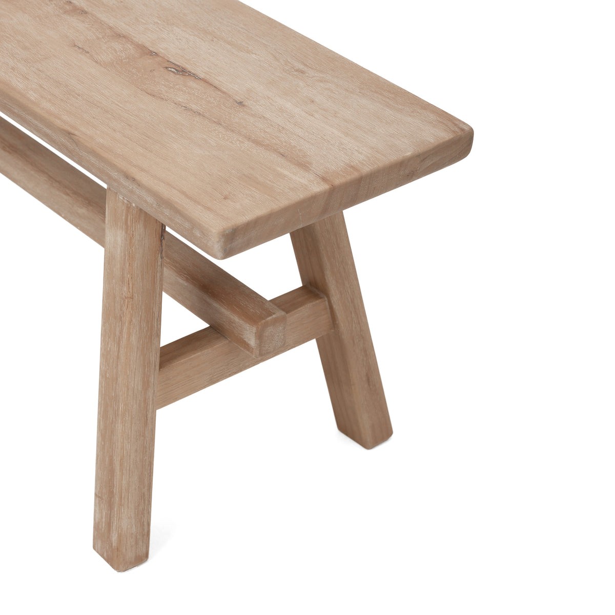 55" Farmhouse Wood Bench