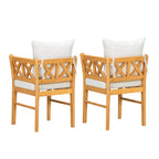 Farmhouse Modern Dining Corner Chairs Set of 2